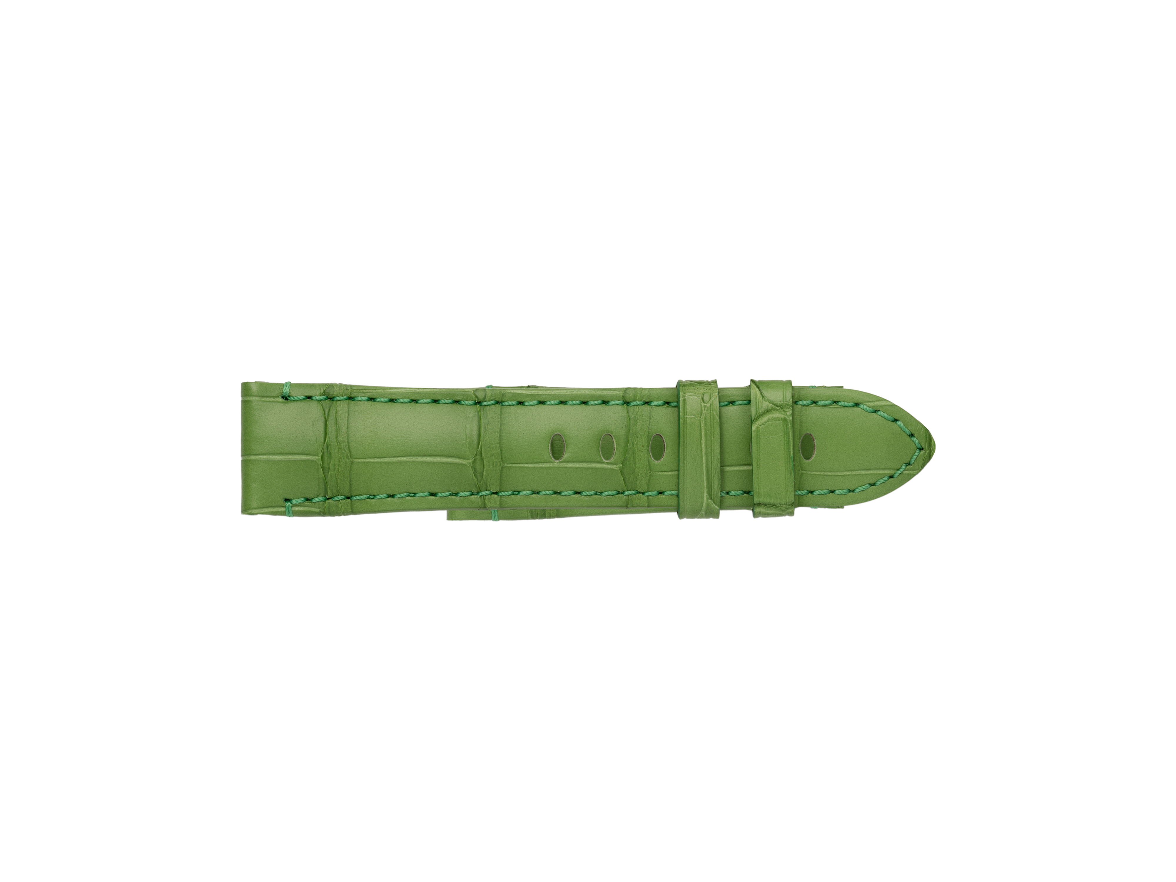 PNMXE09BNG - Strap alligator green