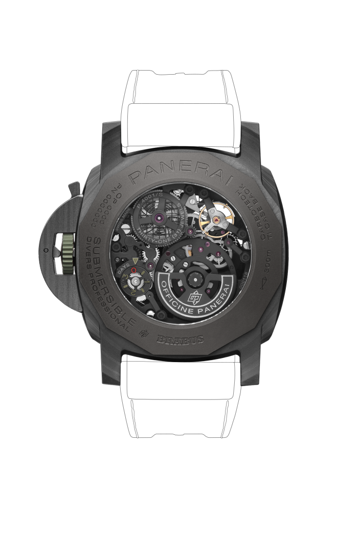 PANERAI Submersible S Brabus Carbotech™ PAM01283 - Back Case