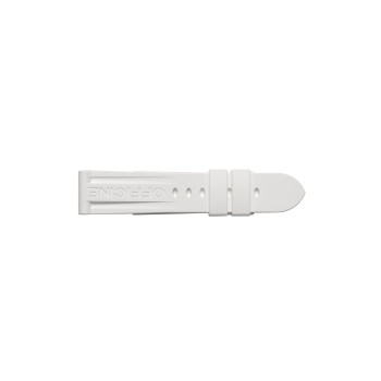 PNMXE0BRDG - Strap caoutchouc white