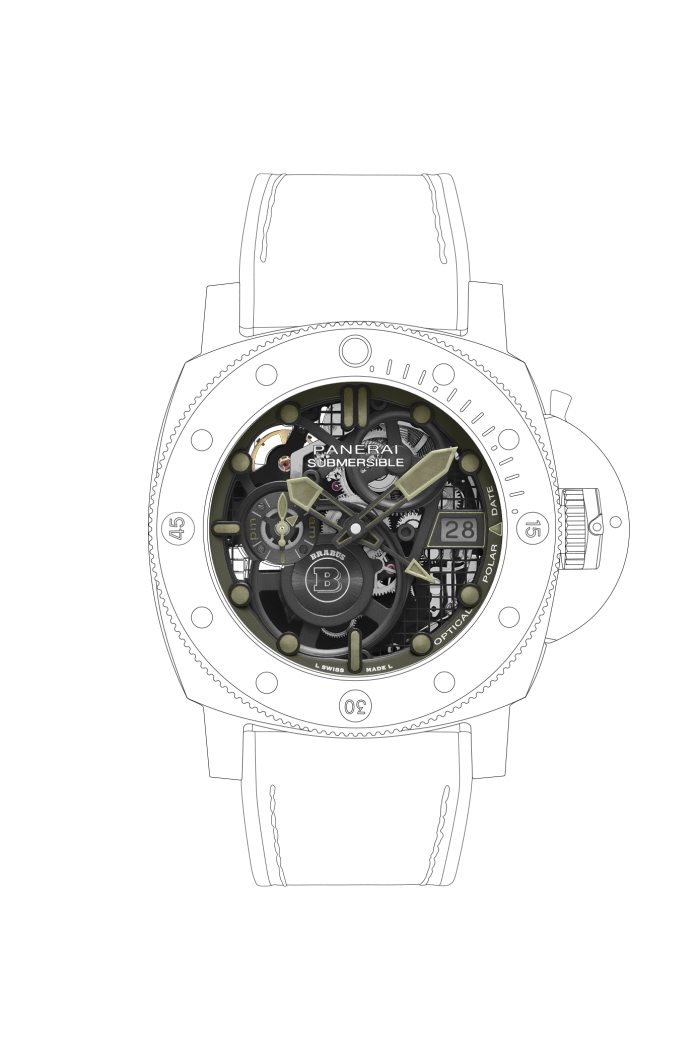 PANERAI Submersible S Brabus Carbotech™ PAM01283 - Dial