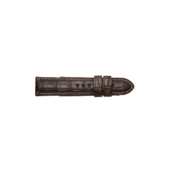 PNMX0086Q9 - Strap alligator dark brown